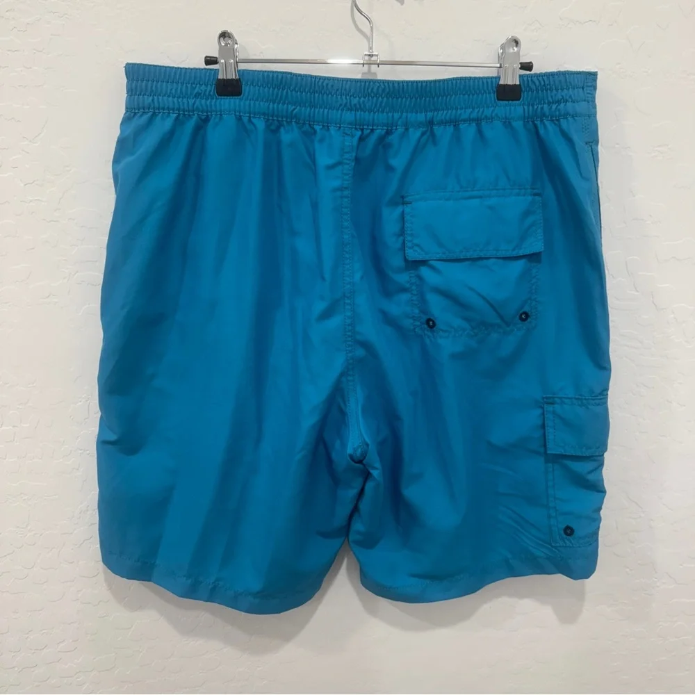 Tommy Bahama Swim Trunks Mens Large Blue Lined Summer Vacation Beach Resortwear